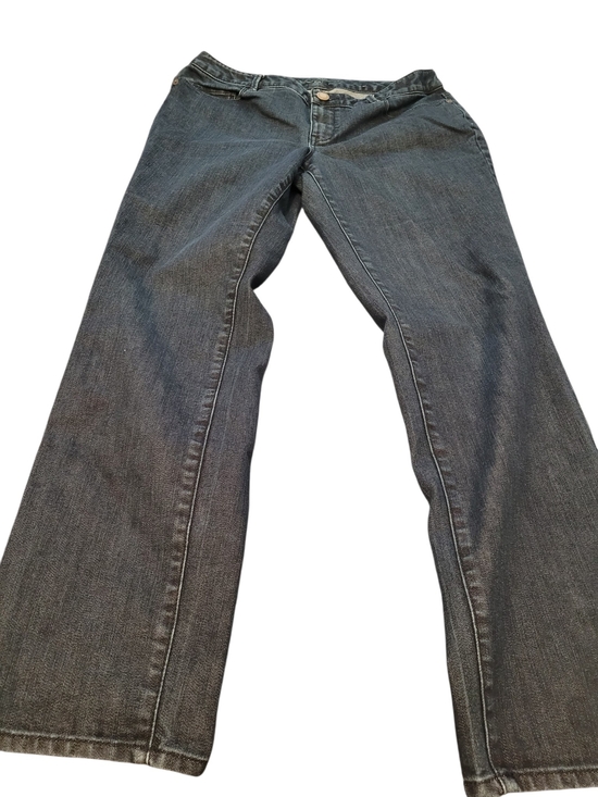 Coldwater Creek Denim - Coldwater Creek Women’s P8 Petite Dark Wash Straight Leg Stretch Jeans